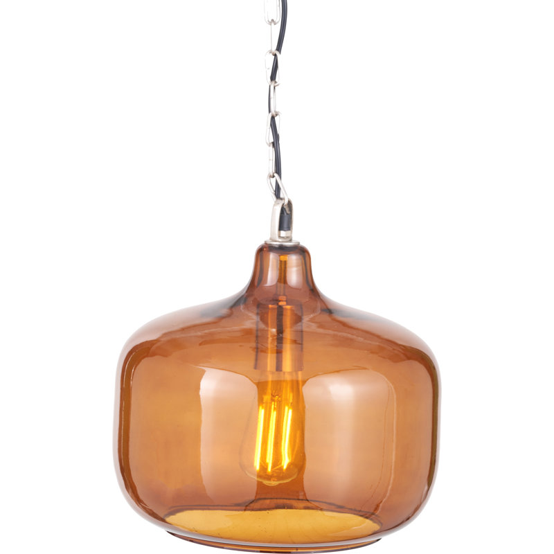 Corby 1 - Light Silver Pendant