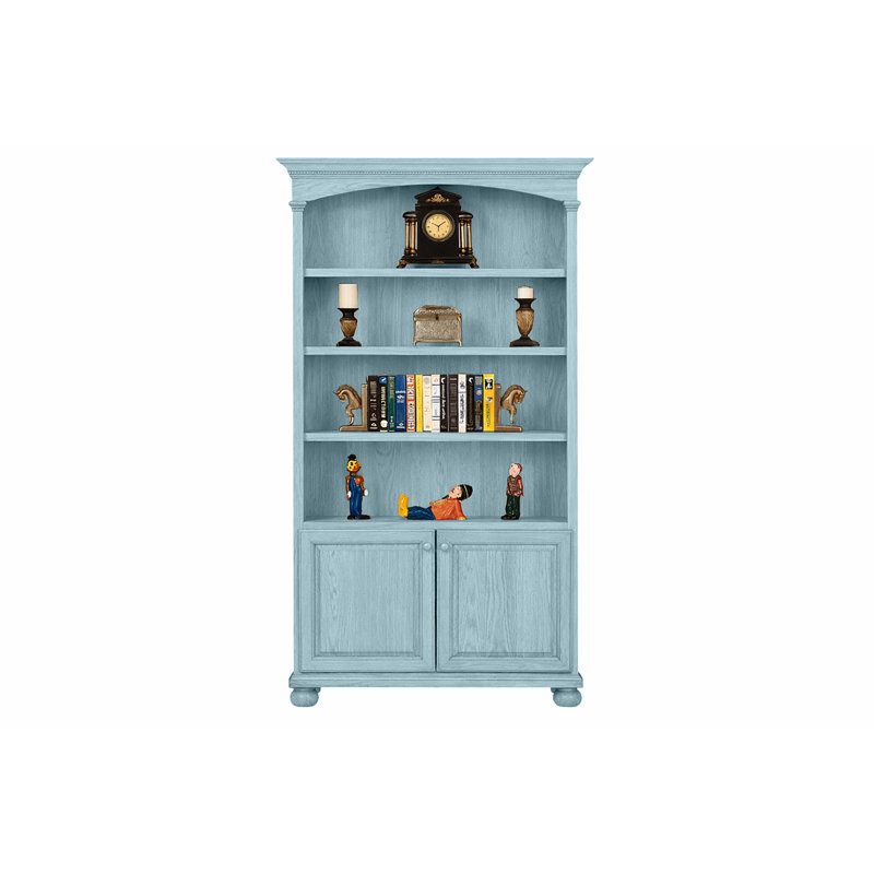 Bibliothèque en bois massif Traditional Traditional, Interesting Aqua