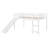 Loft Bed With Slide,Multifunctional Design,Twin