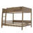 Queen Over Queen Solid Wood Bunk Bed with Shelves-1752525008-1752525005