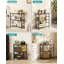 3-Tier Steel Shelving Unit, Durable Storage Rack, Easy Assembly, 40 x 30 x 77.5 cm, Black-1346255106