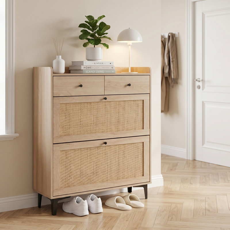 Armoire de rangement Lilac, Bois naturel