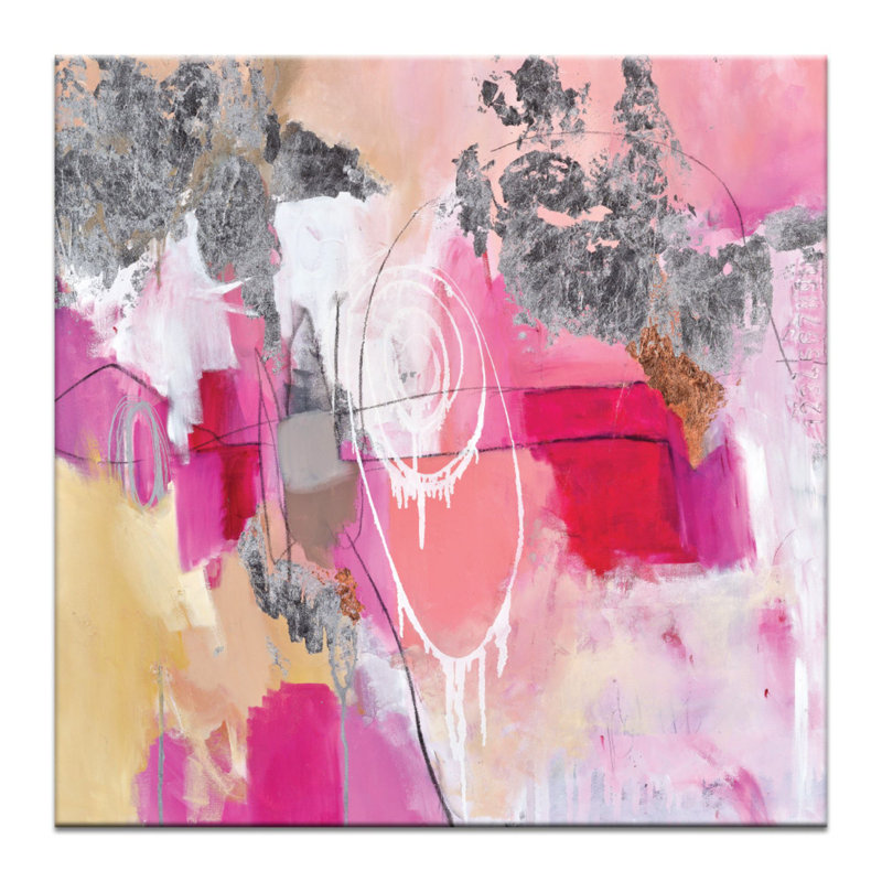 Julie Ahmad - Print on Canvas, 41cm H x 41cm W x 4cm D, Wrapped Canvas