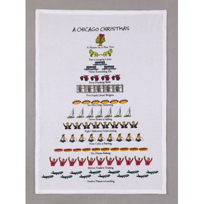 Serviette de cuisine A Chicago Christmas
