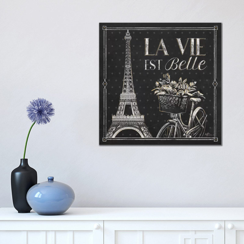 Vive Paris VI by Janelle Penner - Wrapped Canvas Print, 45.72 cm H x 45.72 cm W x 1.91 cm D