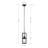Liam 57 In. Modern Matte Black 1-light Hanging Pendant Light
