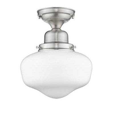 Plafonnier semi-encastré 1 lumière 8,5 po Alberga