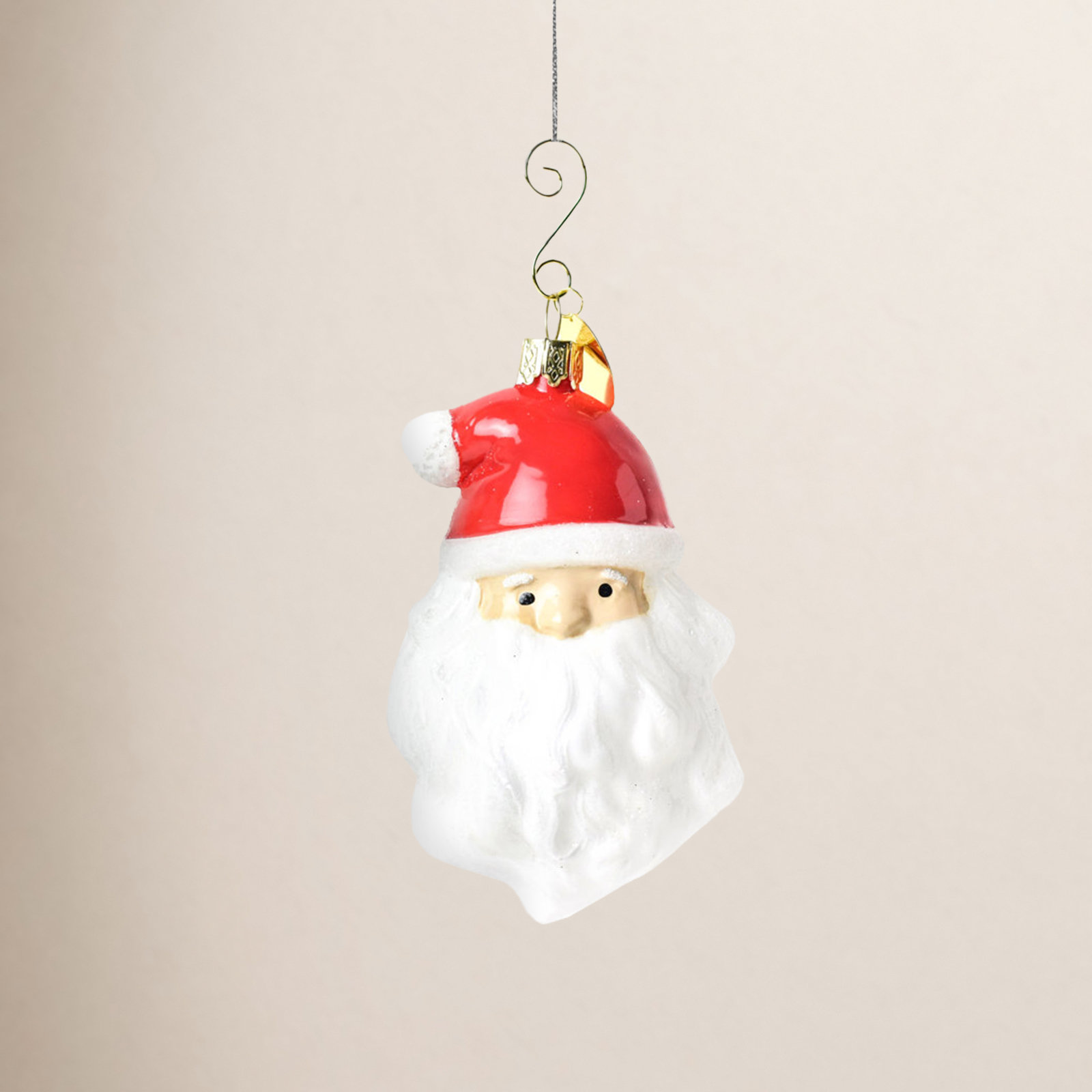 4.5'' Glass Hanging Figurine Ornament