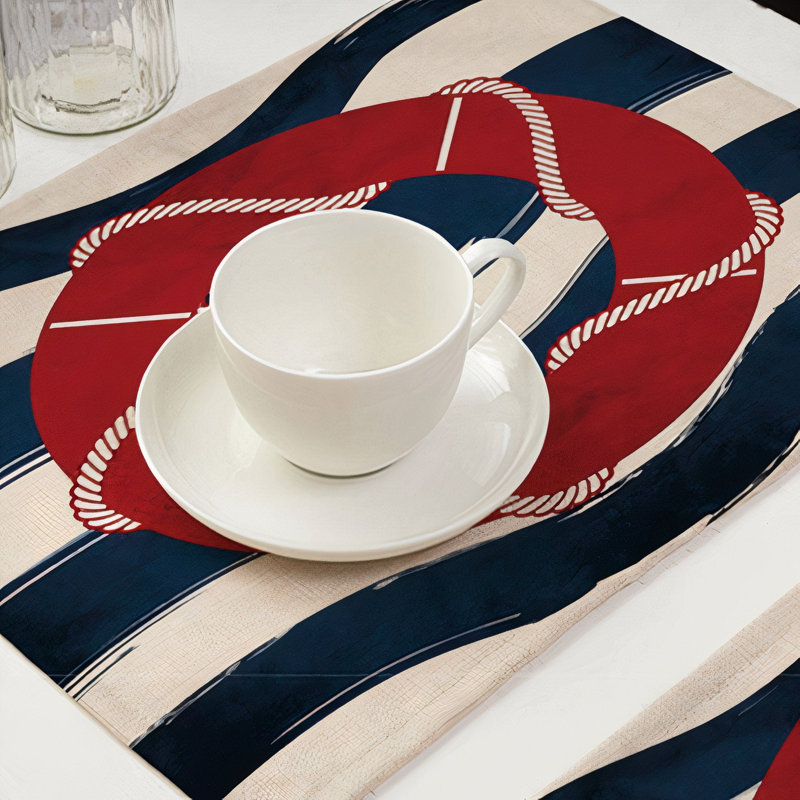 Flippen Cotton Nautical Rectangle Placemat