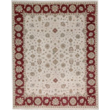 Cornwall Wool Oriental Area Rug in Beige/Red