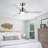 48" Lowe Profile Ceiling Fan With Light-306192957-306192954