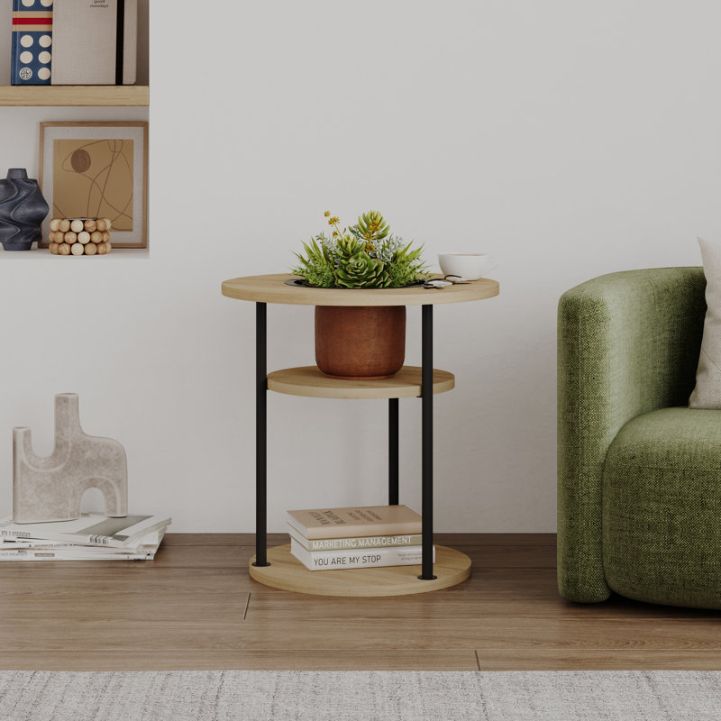 End Table, Oak