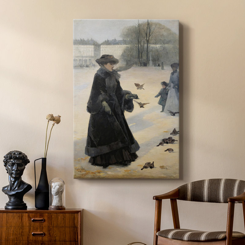 Impression de portrait rétro C - galerie Cavas sur mesure, H 18 po x l 12 po
