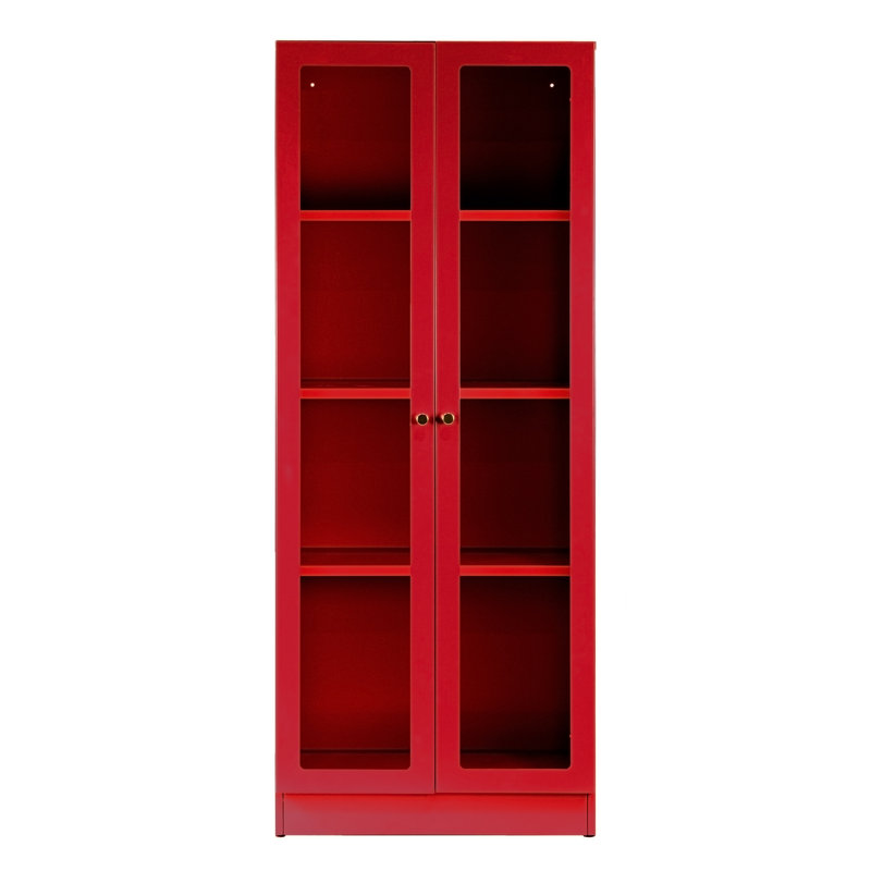 Harville 23.56'' Wide 3 - Shelf Storage Cabinet, Red