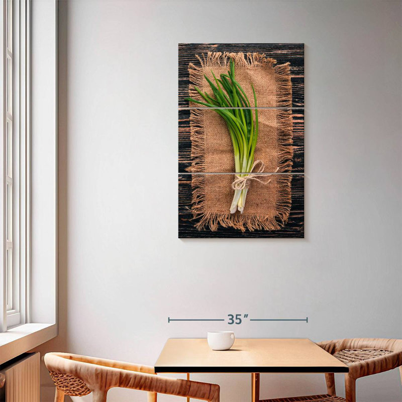 Harnek Bundled Scallions, 57" H x 36" W