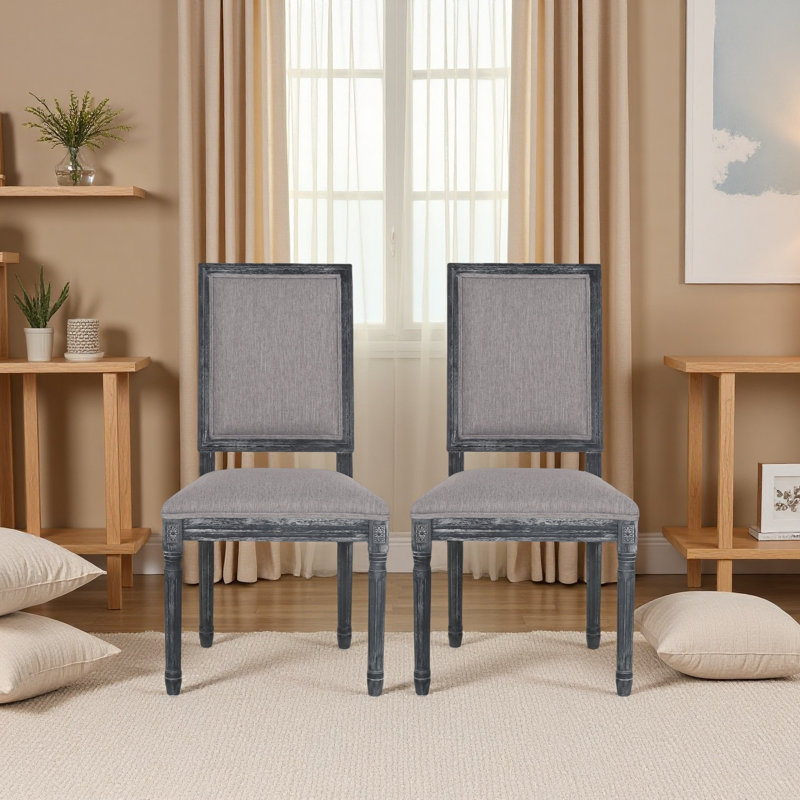 DINING CHAIR, Dark Gray, Gray