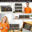 48 pots en verre d'épices 4 oz