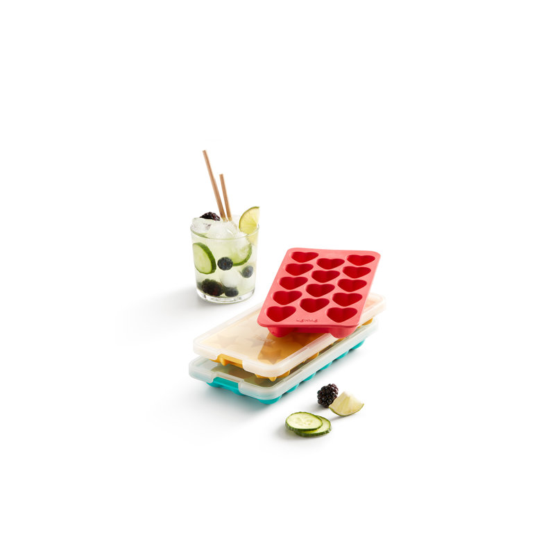 Plateau à glaçons avec couvercle Lékué