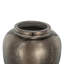 Vase rond en céramique brun Sienna-650993407
