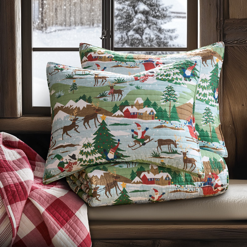 Ensemble de courtepointe Merry Mountains King, King Quilt