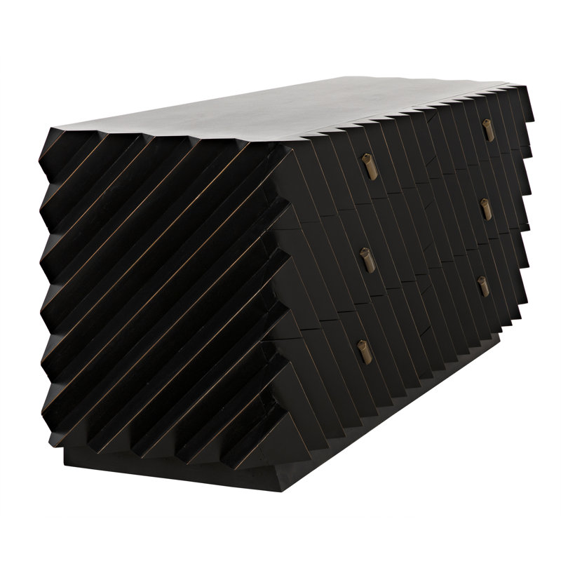 Hiaru 6 - Drawer Solid Wood Dresser
