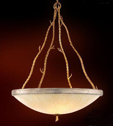 Parc Royale Unique / Statement Bowl Pendant, 41.5" H x 29.5" W