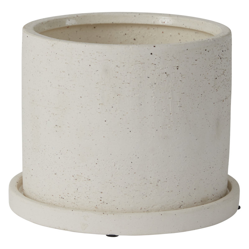 Pot à fleurs en céramique Alisha, H 6 po x l 7,5 po x P 7,5 po