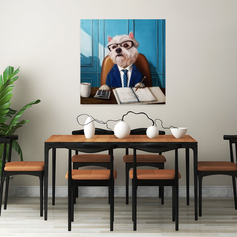 Cfo Contemporary Dog Urban Art, 32" H x 32" W
