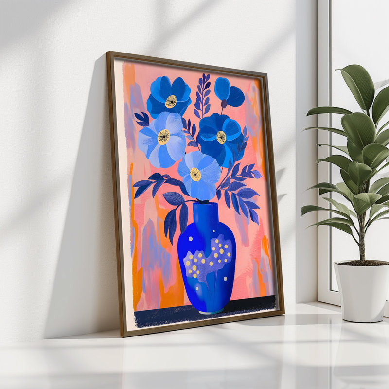 Elegant Decorative Framed MDF Painting, 13.8 x 18.5 x 0.1 inches | 100% MDF with 3 mm Thickness, 100% Pine Wood Frame | UV Printed Artwork for Stylish Home Decor, Perfect for Living Room or Office