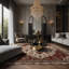 Tapis brun soyeux et moelleux-2038726912