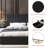 Hydraulic Lift Up Storage Velvet Upholstered Platform Bed-115143019-115143023
