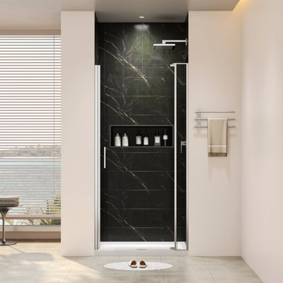Universal Pivot Shower Door For Bathroom