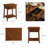 Naadirah End Table with Storage