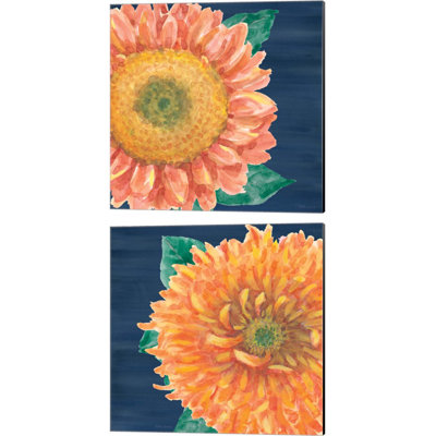 Floral Drama VIII and XI by Beth Grove - 2 Piece Wrapped Canvas Painting Set -  August GroveÂ®, 1AF800E12A524EAC8146793BEE7BFFEA