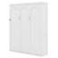 Lit escamotable peu encombrant avec tablettes de rangement-1914854876