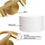 Appliques murales blanches en tissu-819671120-819671134