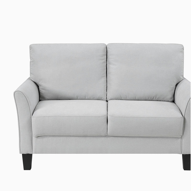 Causeuse moderne rembourrée gris