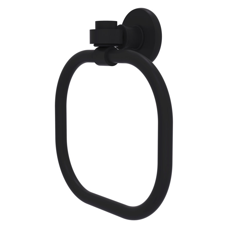 Continental Towel Ring, Matte Black
