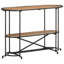 4-3 110cm Solid Wood Top Console Table-106215993