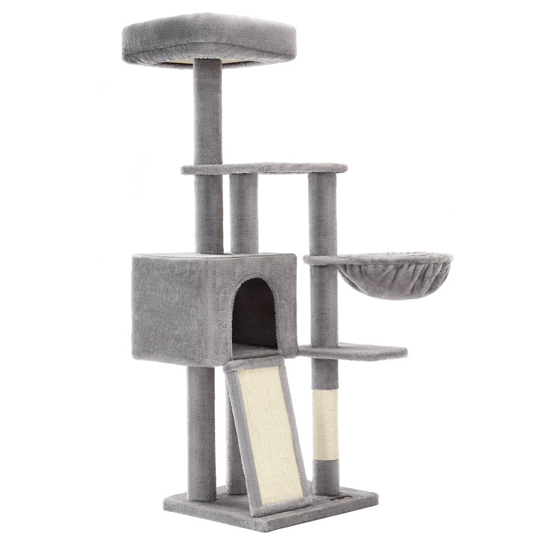 135cm Cat Tree, Light Grey