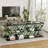3-Tier Entryway Table, Industrial Console Sofa Table with Storage, Accent Table with Open Shelves, X-Shaped Metal Frame, Foyer Table for Entryway, Hallway-882187148