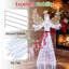 Décoration de Noël d'extérieur ange lumineux 65 "