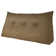 Sit-Up Back Comfort Large Triangular Bolster Headboard Reading Wedge Pillow