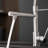 Stainless Steel Kitchen Faucet With Pull-Down, Brushed Nickel, Hygienic Surface, Easy To Use Commercial Unit, Steel, All-Inclusive Function-1612707311