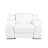 Divanitalia Top Grain Italian Leather Power Reclining Chair With Power Headrests-137075622