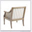 Fauteuil beige en polyester à 4 pieds