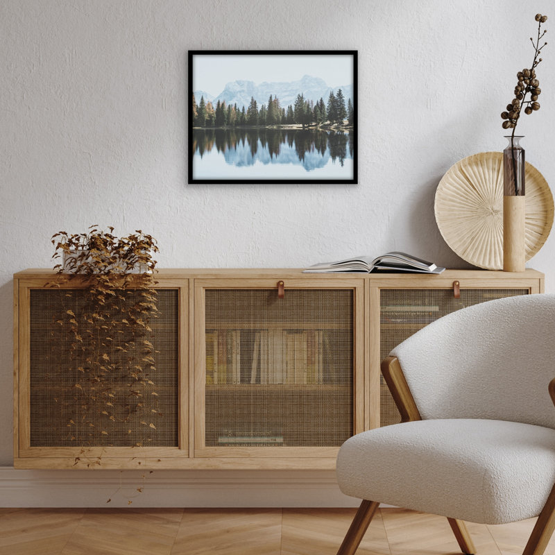 Americanflat Picture Frame - Thin Border Poster Frame with Plexiglass for Wall Display, Black, 14" x 18"