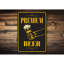 Enseigne en aluminium Premium Beer-58619471