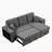 Lablanc 3 - Piece Velvet Sectional-1067362091