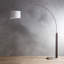 Lampe sur pied arquée 83 po Abem